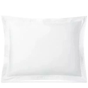 Ralph Lauren Spencer Border Sateen One European Sham all White NWT